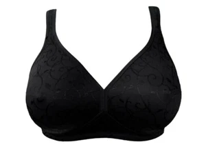 Sujetador Triumph sin aros Elegant Cotton N 85C negro o piel NUEVO - Imagen 1 de 5
