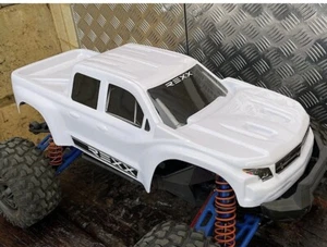 REXX RC - Tough ABS Body Shell / Suit Traxxas X Maxx - White - Picture 1 of 6