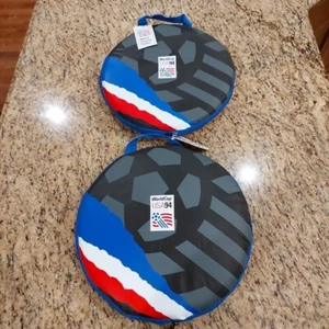 2 Vintage 1994 World Cup USA 94 Stadium “Seat-Cushion” Duffle Bags New W/Tag - Picture 1 of 8
