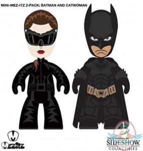 The Dark Knight Rises 2" Mini Mez-Its 2 Pack Series 01 Batman Catwoman - Picture 1 of 1