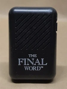 1990 BANNING THE FINAL WORD VOICE BOX INSULT MACHINE OFFENSIVE SWEARING TESTED - Picture 1 of 5