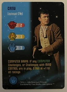 1996 Star Trek: The Card Game Crew Lieutenant O’Neil - Picture 1 of 2