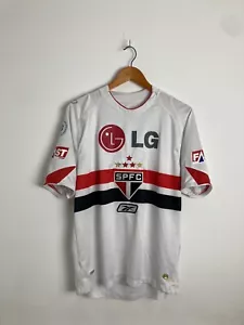 Camiseta de fútbol local Reebok grande XL No.7 rara de colección de Sao Paulo 2007/08 - Imagen 1 de 5