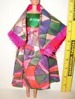 VINTAGE 1970 MOD BARBIE RAINBOW WRAPS DRESS AND SHAWL CLOTHES #1798 STORE LOT 9