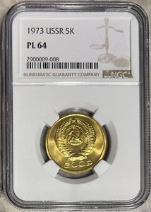 1973 USSR Russia 5 Kopek NGC PL 64 - Picture 1 of 4