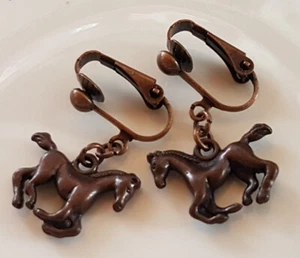 OHRCLIPS CLIPS KUPFER PFERDE - Bild 1 von 2