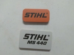 STIHL MS440, MS 440 CHAINSAW MODEL PLATE NAME TAG EMBLEM BADGE DECAL - Picture 1 of 2
