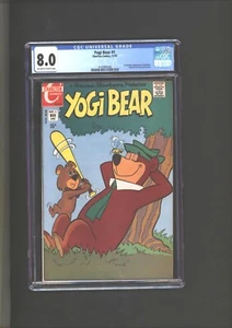 Yogi Bear #1 CGC 8.0 1st Charlton App Of Yogi Bear 1970 - Picture 1 of 2