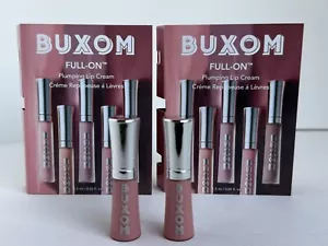 2 X Buxom Full-On Plumping Lip Cream in White Russian Shade | Travel Size 1.5 ml - Picture 1 of 4