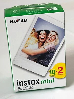 FUJIFILM INSTAX mini Film 2 Filme für 20 Fotos MHD 02/2027