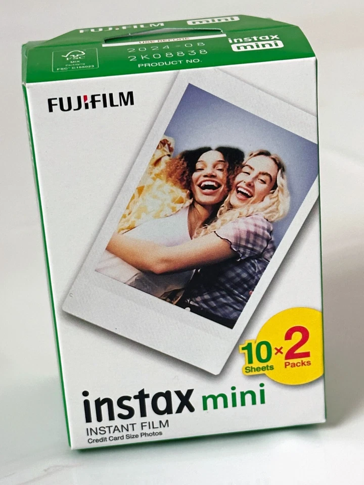 FUJIFILM  INSTAX mini Film   2 Filme für 20 Fotos  MHD 02/2027 - Bild 1 von 1