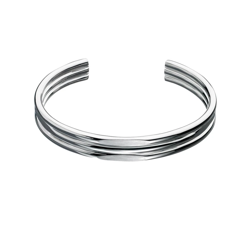 LINKS OF LONDON Men's 20/20 Classic Cuff Triple Band Bangle M RRP 265 NEW - Image 1 of 1