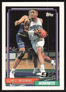 1992-93 Topps #393 Alonzo Mourning Rookie - Picture 1 of 2
