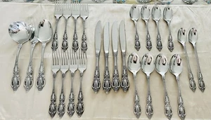 Oneida Deluxe Stainless Flatware MONTE CARLO 25 Piece Service for 4 with Serving - Picture 1 of 5