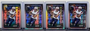 4 Drake Maye 2024 Topps Chrome Rc #203 Prizm Refractor Lot NEW ENGLAND PATRIOTS - Picture 1 of 6