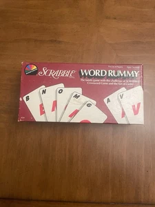 Scrabble Word Rummy Card Game 1986 Complete Selchow & Righter Vintage - Picture 1 of 3