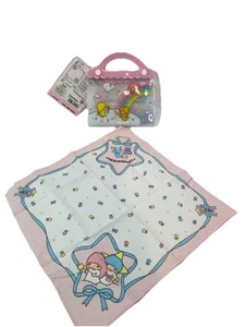 Fazzoletto da tasca Sanrio originale Little Twin Stars e custodia di lusso - Foto 1 di 7