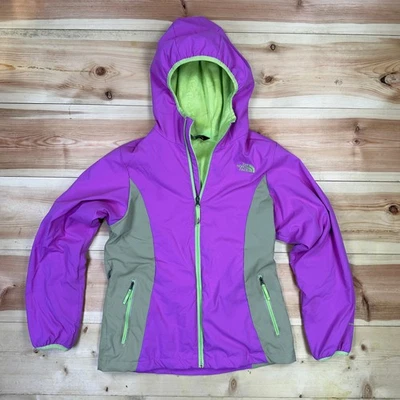 Chaqueta con Capucha Forrada de Vellón WindWall The North Face para Niña - Talla XL (18) Púrpura Foto 1 de 4