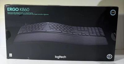 Logitech ERGO K860 Keyboard Ergonomic Wireless Split Keyboard *NEW/OPEN BOX* - Image 1 of 4