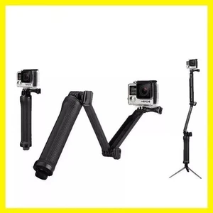 Trípode de 3 vías palo selfie monopie para teléfono con cámara GoPro Hero 12 11 10 9 8 7 6 5 - Imagen 1 de 8