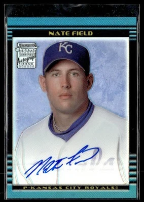 L46,718 -  2002 Bowman Chrome Refractors #397 Nate Field Auto - Image 1 of 2