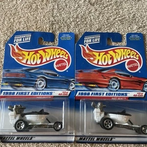 1/64 HOT SEAT TOILET BOWL CAR HOT WHEELS 1998 FIRST EDITIONS 13/40 #64 Lot Of 3 - Picture 1 of 5