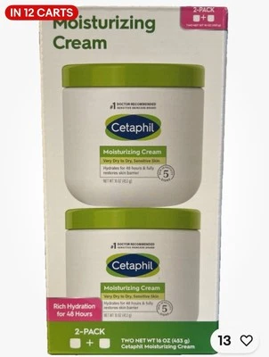 Cetaphil Moisturizing Lotion 20 oz 2 Pack for Dry to Normal Sensitive Skin - Image 1 of 2