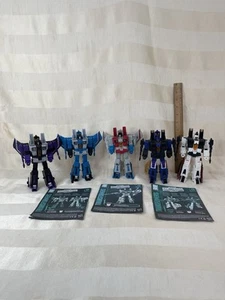 Transformers Earthrise Seekers Starscream, Skywarp, Thundercracker, Dirge, Ramjet - Imagen 1 de 16
