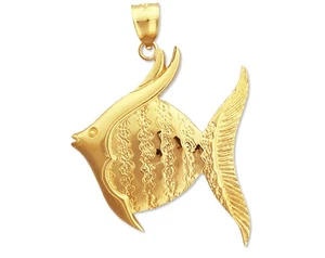 Colgante pez ángel oro 14K - Imagen 1 de 6