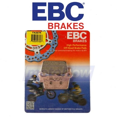 EBC Rear R Series Long Life Sintered Brake Pads for 2006-2012 Aprilia SXV ta Foto 1 de 4