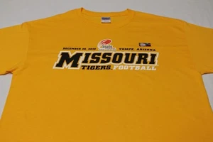 MISSOURI TIGERS - NCAA/FBS/SEC/INSIGHT BOWL - YELLOW - 2XL SIZE T SHIRT!  - Picture 1 of 3