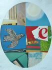 MAX PAPART OVAL BIRD HAND SIGNED NUMBERED Lim.Ed. LITHOGRAPH W.EMBOSSING Cubism