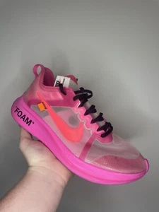 Nike Zoom Fly Off bianche rosa taglia 10 - Foto 1 di 5