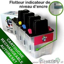 RECHARGEABLE Cartouche Rechargeable pour Brother LC900 - Pack X4 Vides