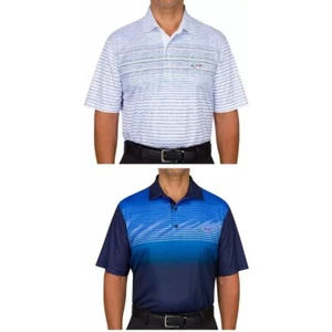  Camisa polo de golf Greg Norman Performance suave lotes de 2 talla XXL blanca/azul  - Imagen 1 de 9