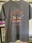 The Rolling Stones Men's Shirt MED Gray North American Tour 1981