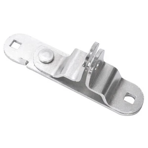 Cerradura de barra de leva para puerta batiente de remolque plateado cerrojo de carga utilitaria cerrada - Imagen 1 de 15