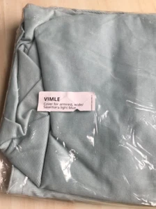 Ikea Vimle WIDE Armrest Cover Saxemara Light Blue Corduroy NEW Turquoise - Picture 1 of 3
