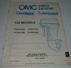 OMC Parts Catalog Evinrude + Johnson Outboards 150 Models E150STLCEM TE150SLCEM!
