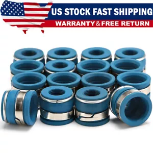 16pcs SBC SET For Chevy Chevrolet Small Block Performance VITON Valve Stem Seal! - Foto 1 di 12