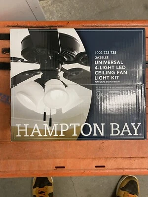 Hampton Bay 91306 Gazelle 4-Light LED Ceiling Fan Light Kit - Image 1 of 3