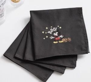 Pottery Barn Kids Mickey Halloween Cloth Napkin NOS Mickey Mouse Party Decor HTF - Picture 1 of 4