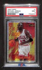 1996 Topps #1 Michael Jordan Season's Best PSA 9 Mint