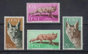 IFNI SPAIN (1957) NEW MNH SPAIN - EDIFIL 138/41 FOX - Picture 1 of 1