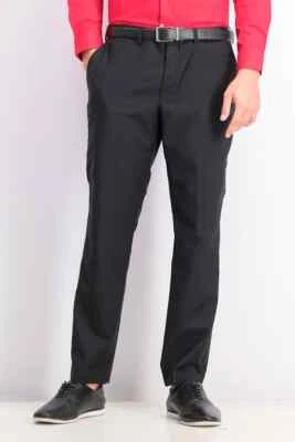 Pantalones de vestir DKNY para hombre Dean negros calce regular mezcla de lana NUEVOS PRECIO DE VENTA SUGERIDO POR EL FABRICANTE 225 $ 36x34 Foto 1 de 2