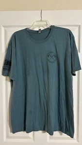 Til Valhalla Project Men's Shirt Men's XXL Teal Blue Short Sleeve Next Apparel - Picture 1 of 4