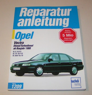 Manual De Reparación Opel Vectra A Diesel / Turbodiesel - Desde El Año 1988! - Imagen 1 de 3
