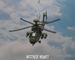 Modern RAF British Boeing AH-64 Apache Helicopter Christmas Ornament Adorno - Picture 1 of 12