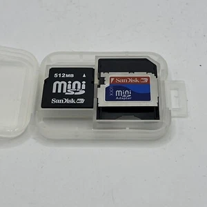 SanDisk Premium Mini SD Adapter with 512MB Mini SD Card - Picture 1 of 3