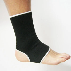 2 Ankle Support Brace Sleeve Elastic Compression Wrap Sports Relief Pain Foot - Picture 1 of 1